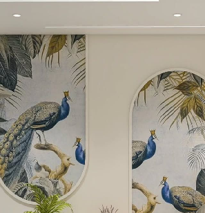 Fabric feel wallpaper Bihar