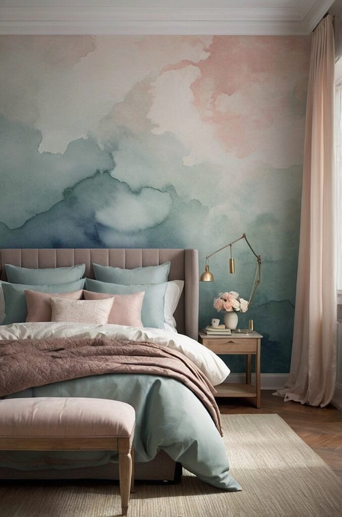 25 Bedroom Wallpaper Accent Wall Ideas for Unique Look