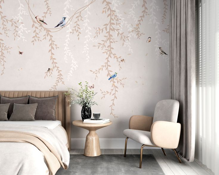 Mural - Summer Trail Pink (Per Sqm)