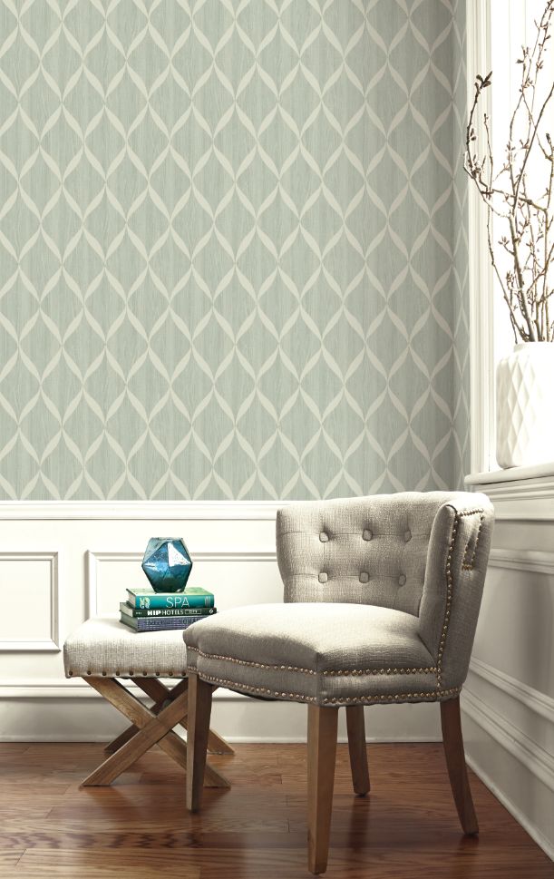 Painted Ogee Wallcovering_ Yacht Club Collection from Wallquest