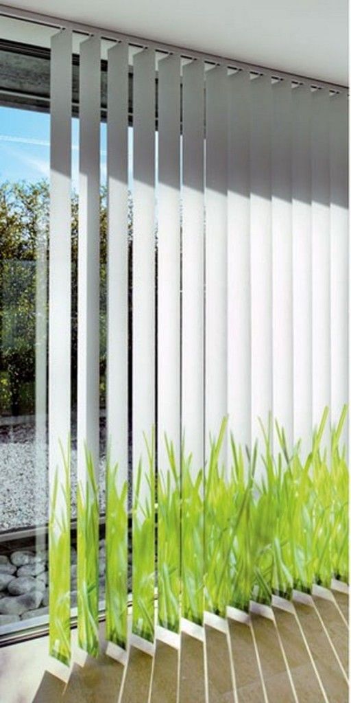 Printed vertical blinds