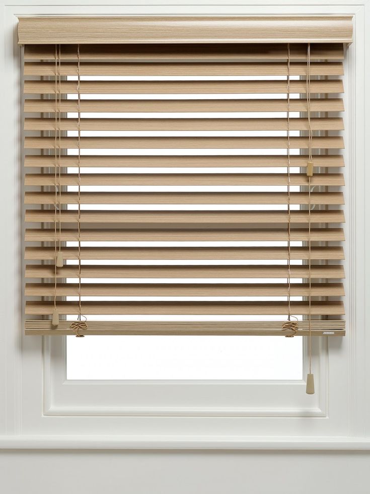 Wood Venetian Blinds 50mm Grains Collection with Ladder Strings