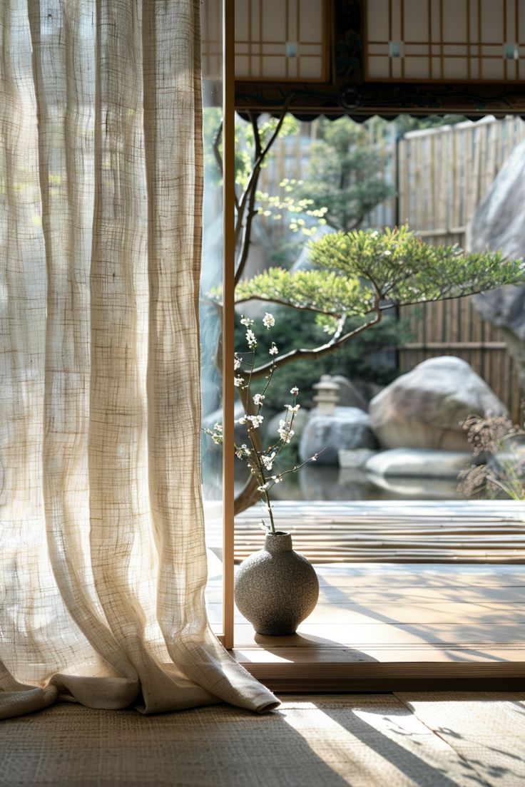 Japandi Curtains_ Merging Functionality with Aesthetic Simplicity - Quiet Minimal